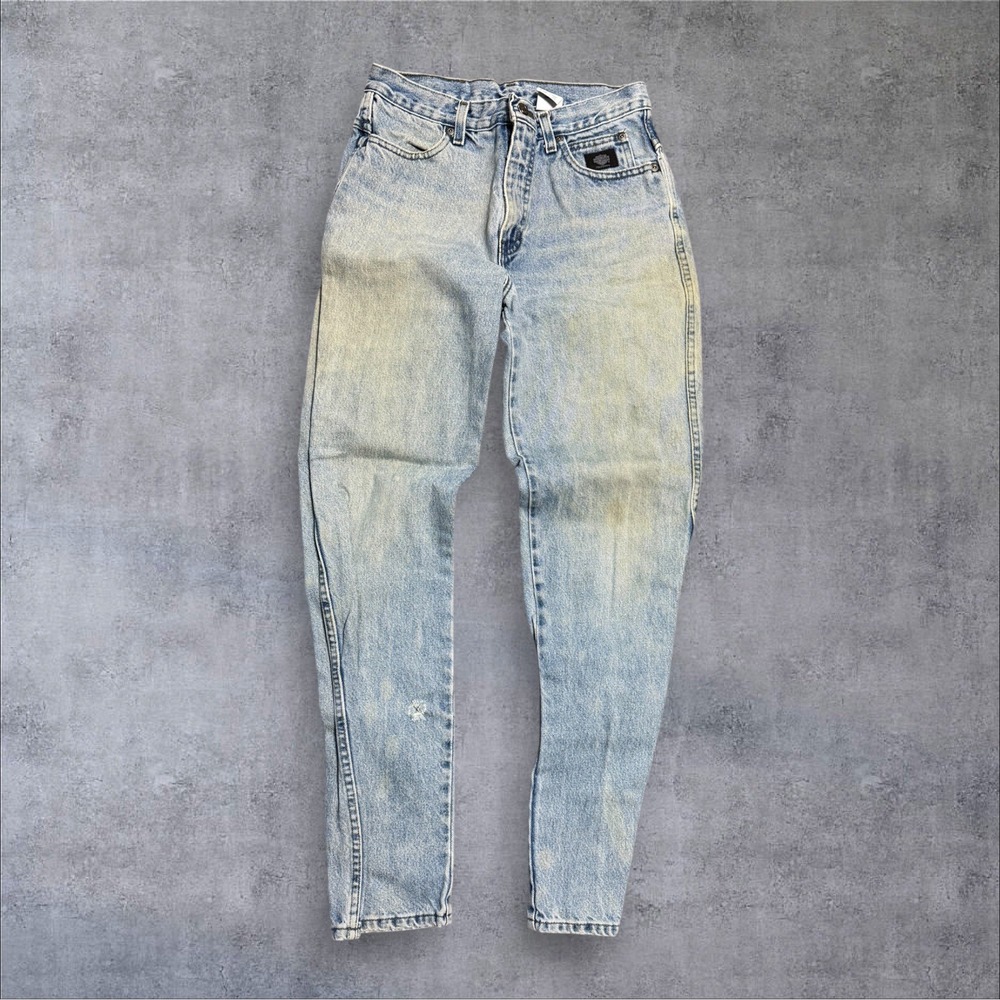 Vintage Women's Harley Davidson‎ Classic Blue Jeans A6319 Size 6L 29
